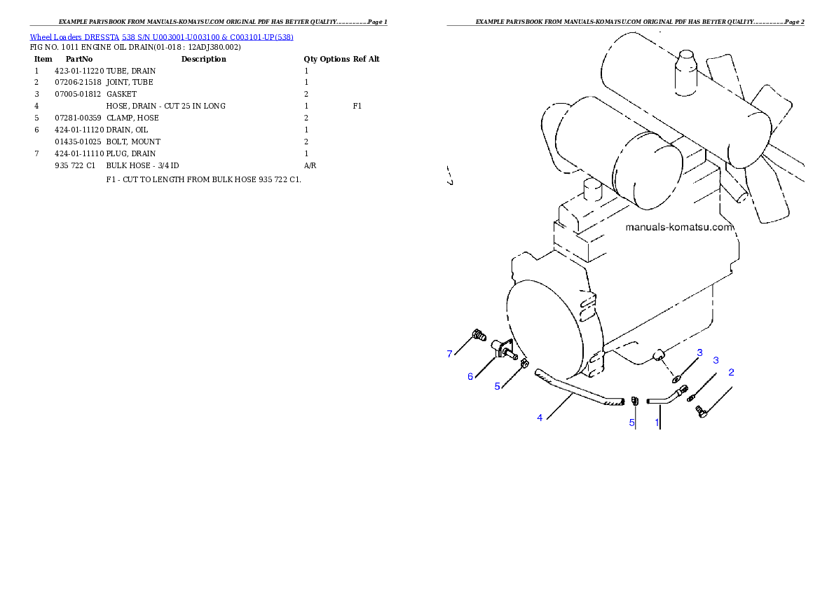 Protected: 538 S/N U003001-U003100 & C003101-UP Partsbook