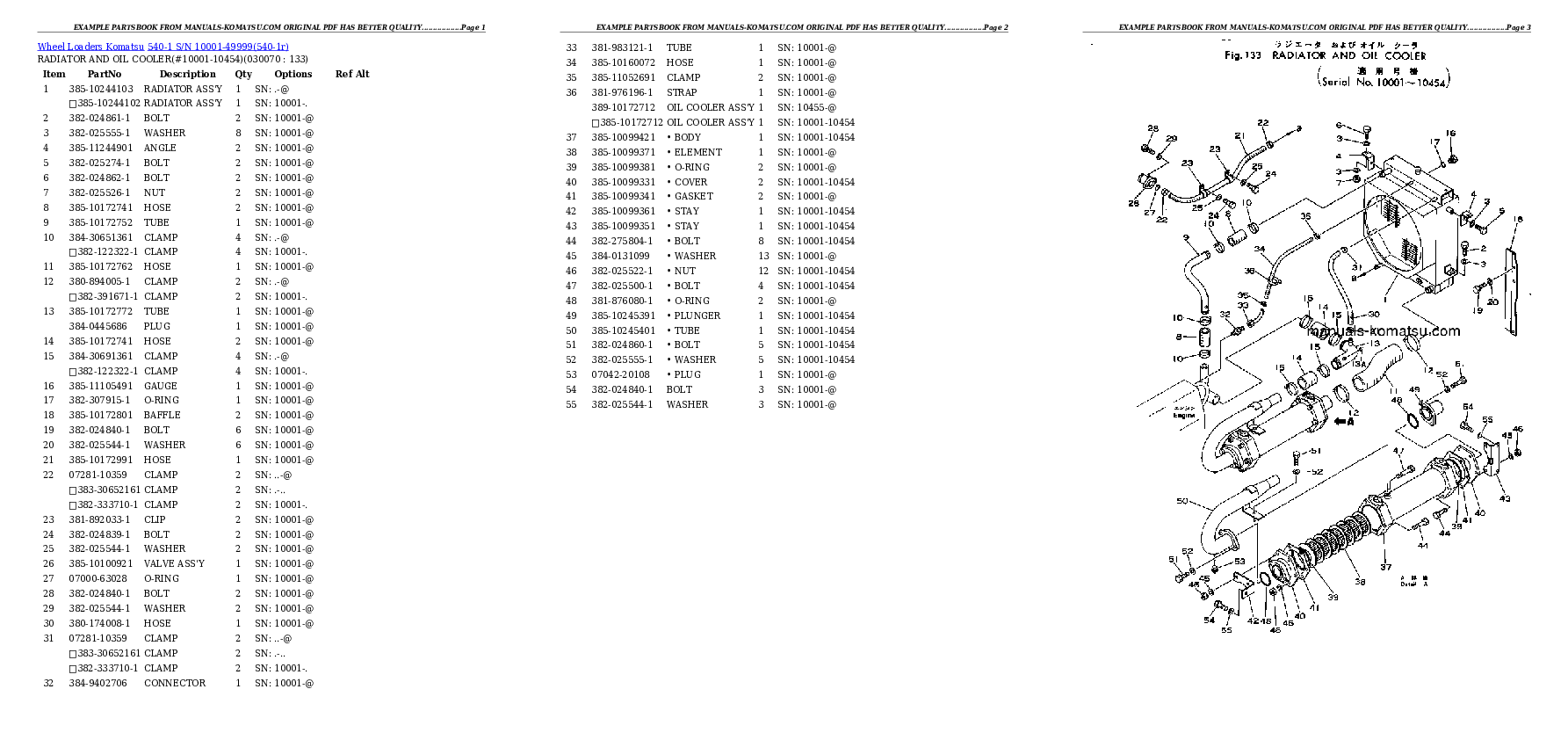 Protected: 540-1 S/N 10001-49999 Partsbook