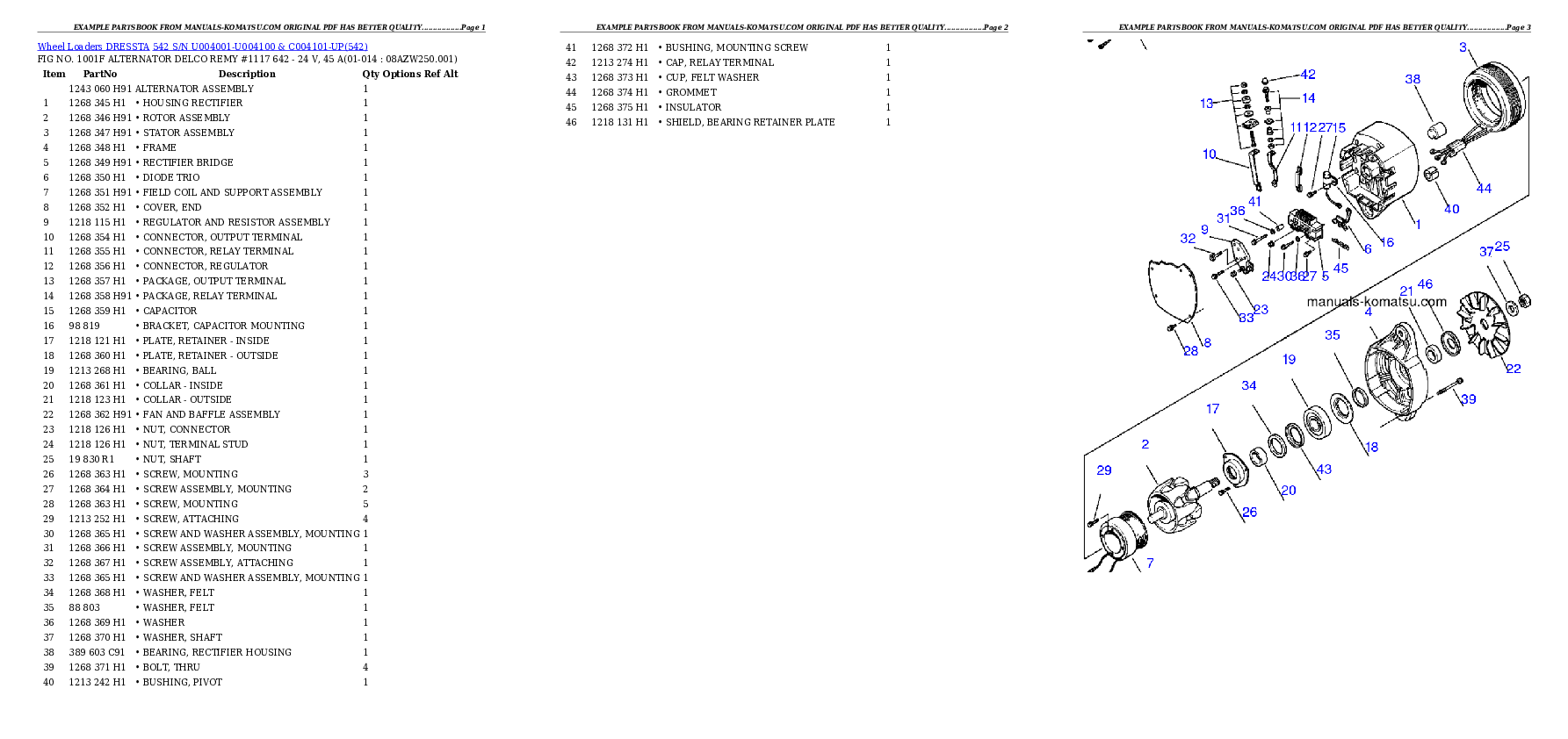 Protected: 542 S/N U004001-U004100 & C004101-UP Partsbook