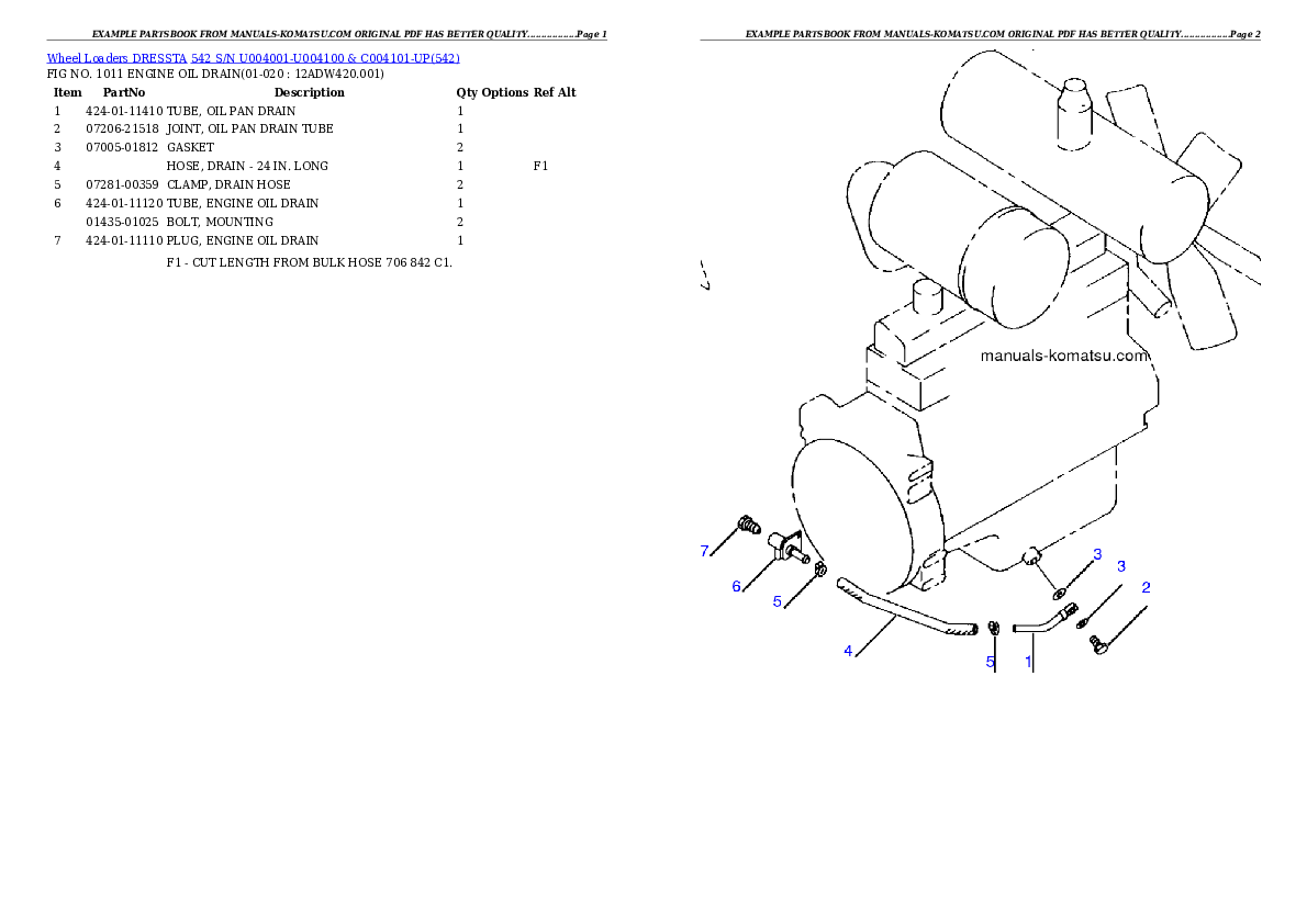 Protected: 542 S/N U004001-U004100 & C004101-UP Partsbook