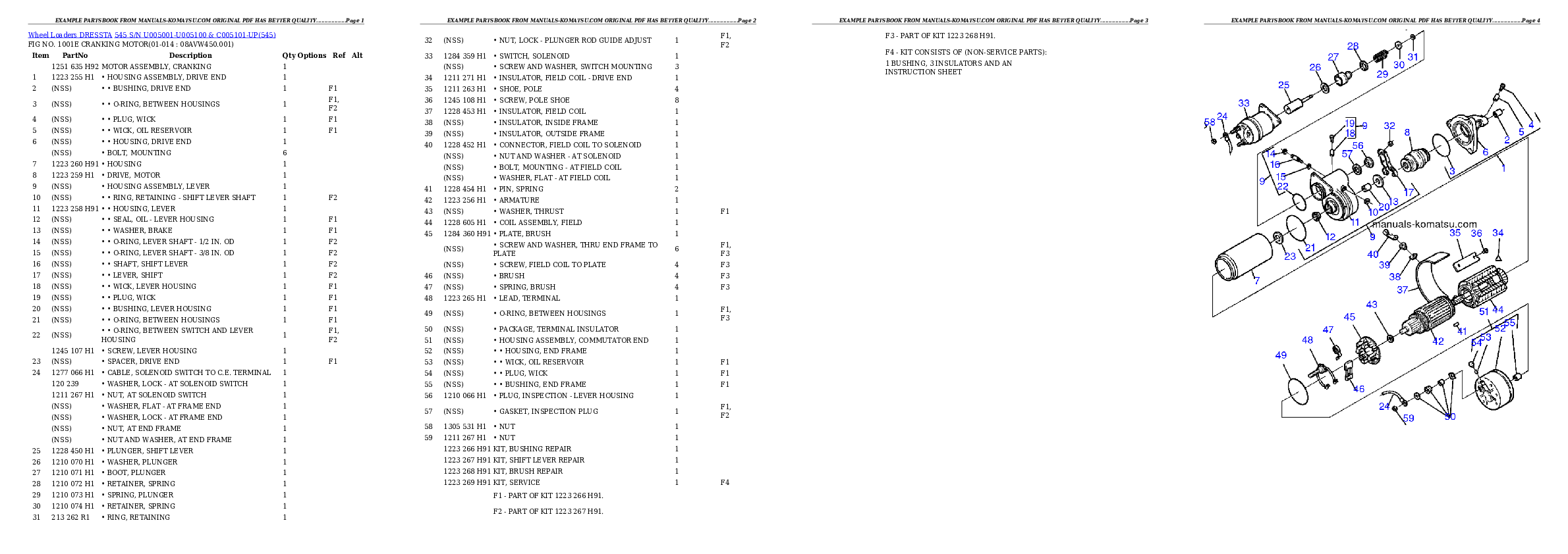 Protected: 545 S/N U005001-U005100 & C005101-UP Partsbook