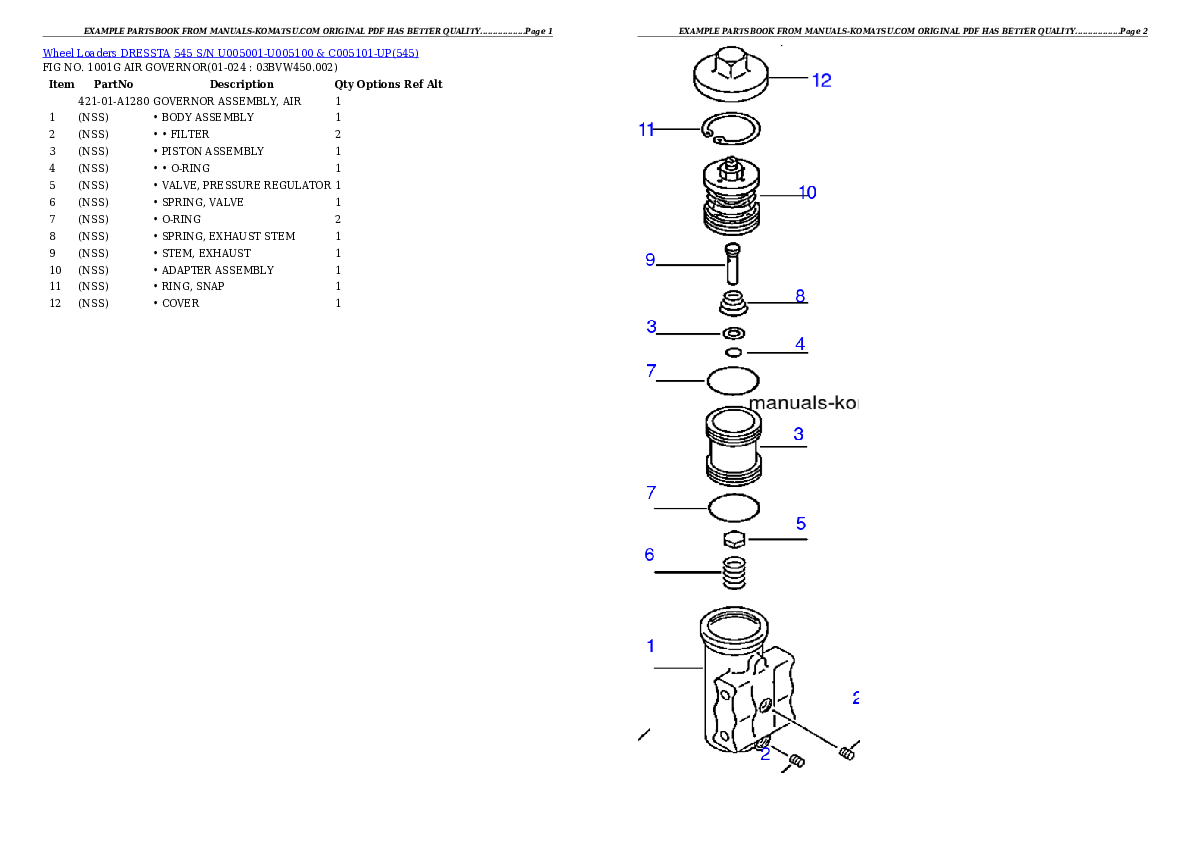 Protected: 545 S/N U005001-U005100 & C005101-UP Partsbook