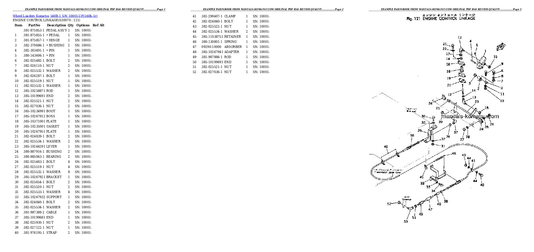 Protected: 560B-1 S/N 10001-UP Partsbook