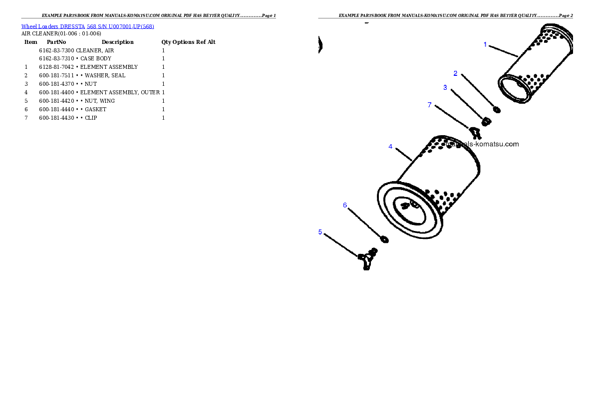 Protected: 568 S/N U007001-UP Partsbook