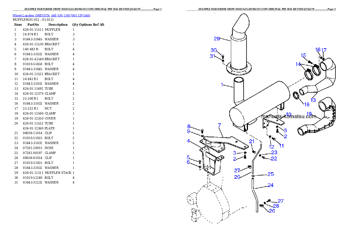 Protected: 568 S/N U007001-UP Partsbook