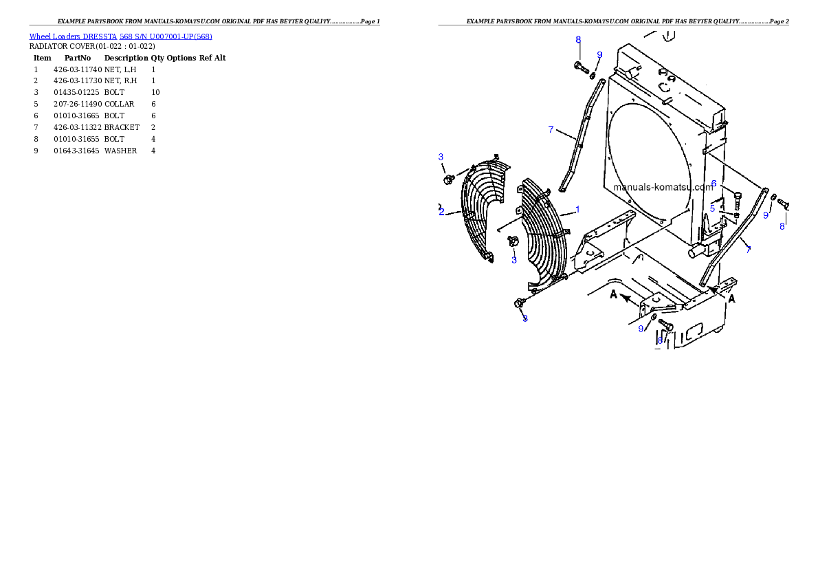 Protected: 568 S/N U007001-UP Partsbook