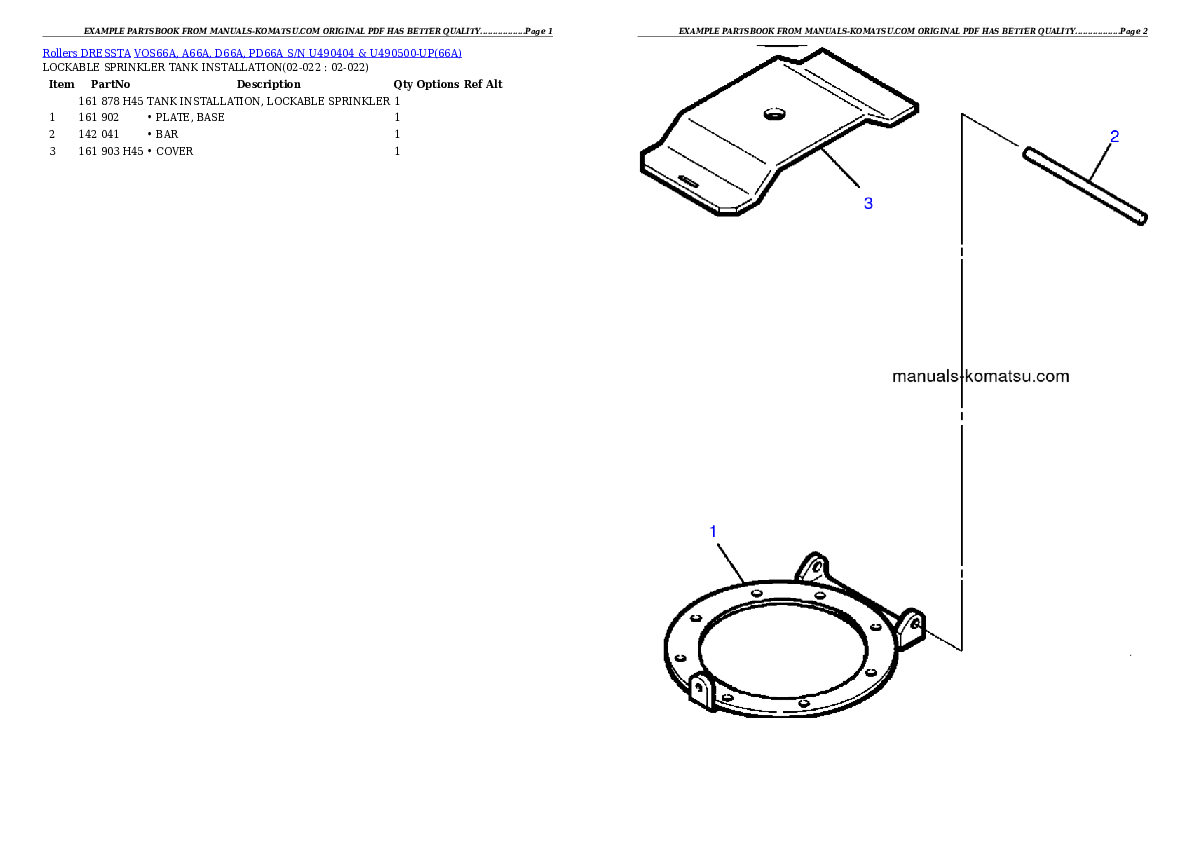 Protected: VOS66A, A66A, D66A, PD66A S/N U490404 & U490500-UP Partsbook