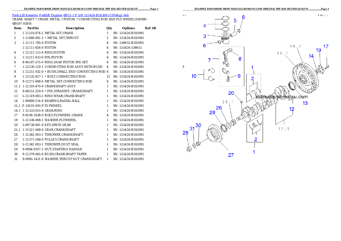 Protected: 6BG1-1-F S/N 515426-B183091-UP Partsbook