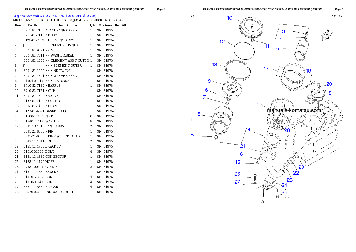Protected: 6D125-1AM S/N 47990-UP Partsbook