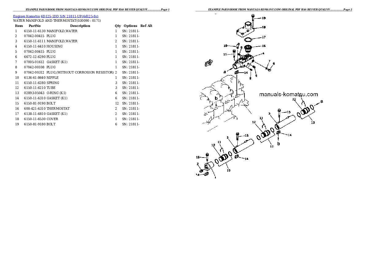 Protected: 6D125-1DD S/N 21811-UP Partsbook
