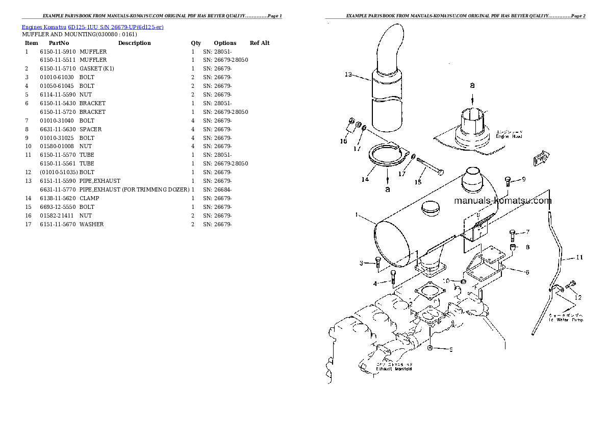 Protected: 6D125-1UU S/N 26679-UP Partsbook