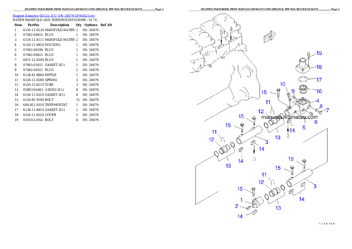Protected: 6D125-1UU S/N 26679-UP Partsbook