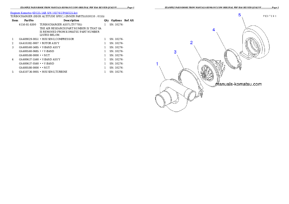 Protected: 6D125-1AB S/N 10276-UP Partsbook