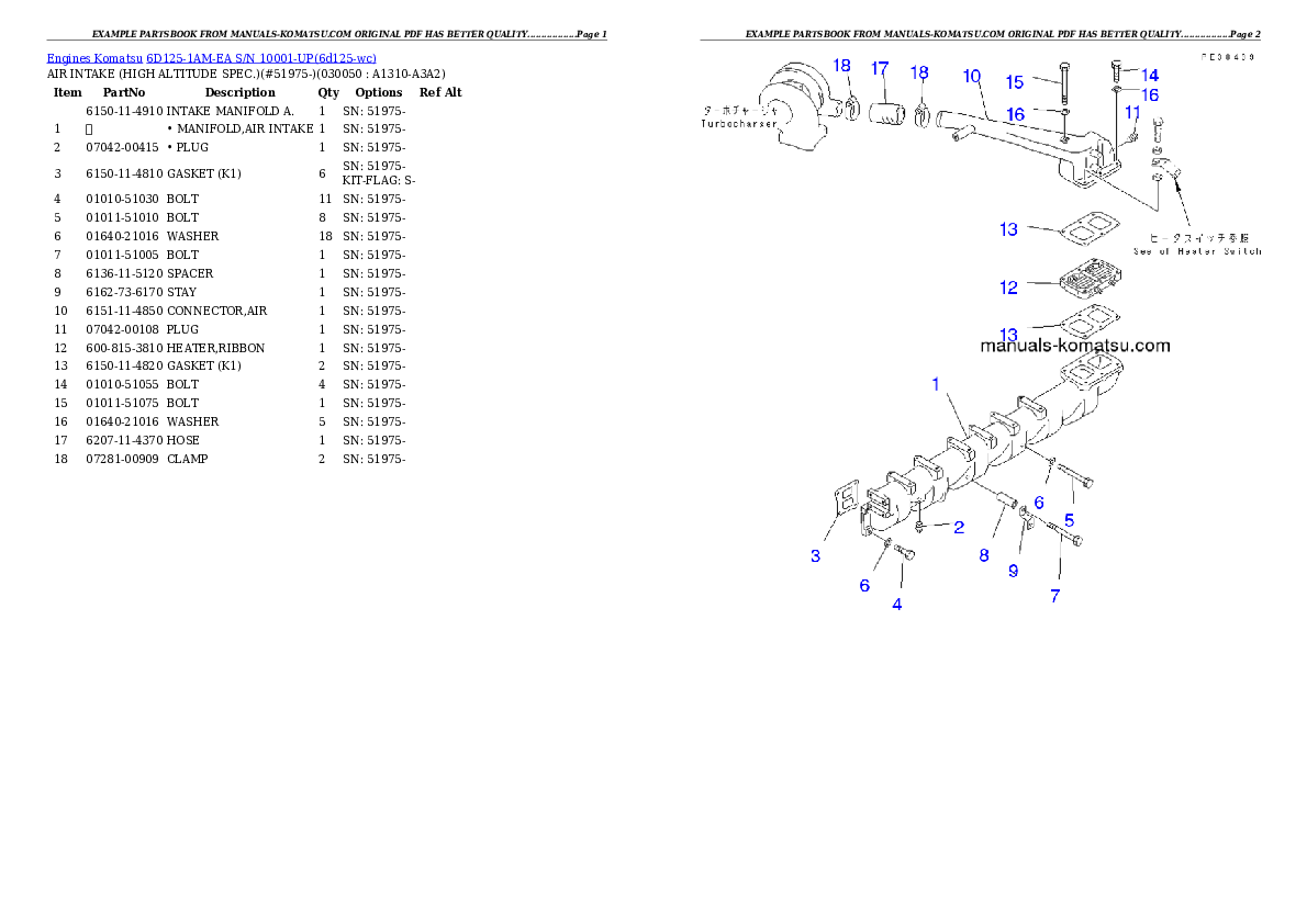 Protected: 6D125-1AM-EA S/N 10001-UP Partsbook