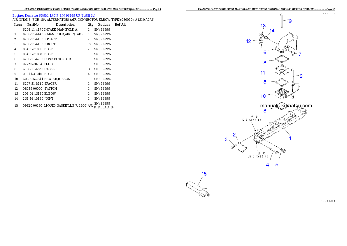 Protected: 6D95L-1AC-P S/N 96999-UP Partsbook