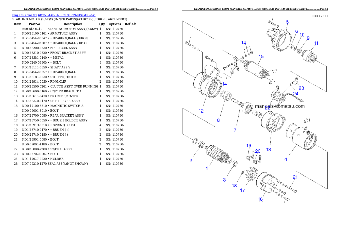 Protected: 6D95L-1AF-SN S/N 96999-UP Partsbook
