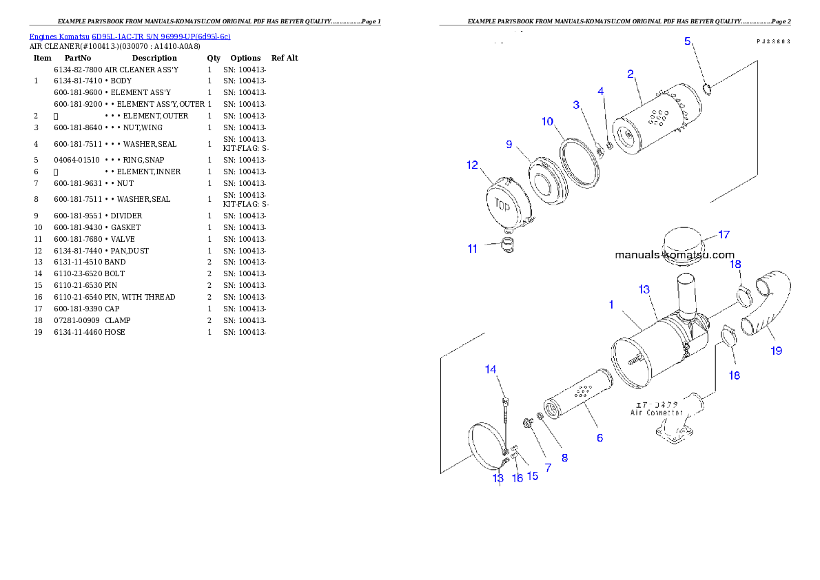 Protected: 6D95L-1AC-TR S/N 96999-UP Partsbook