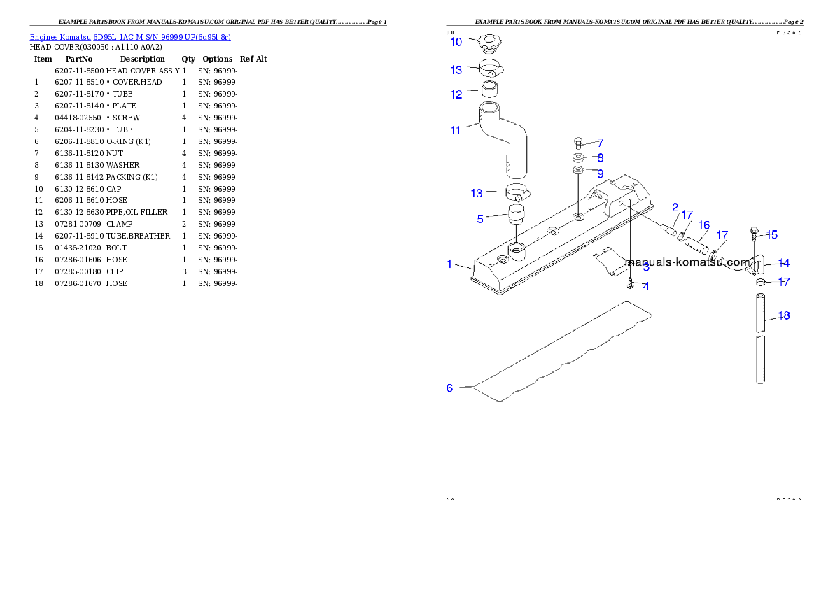 Protected: 6D95L-1AC-M S/N 96999-UP Partsbook