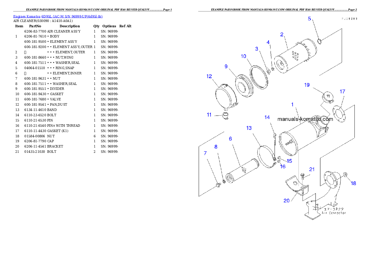 Protected: 6D95L-1AC-M S/N 96999-UP Partsbook