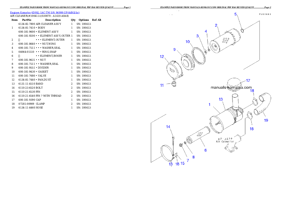 Protected: 6D95L-1AC-TM S/N 96999-UP Partsbook
