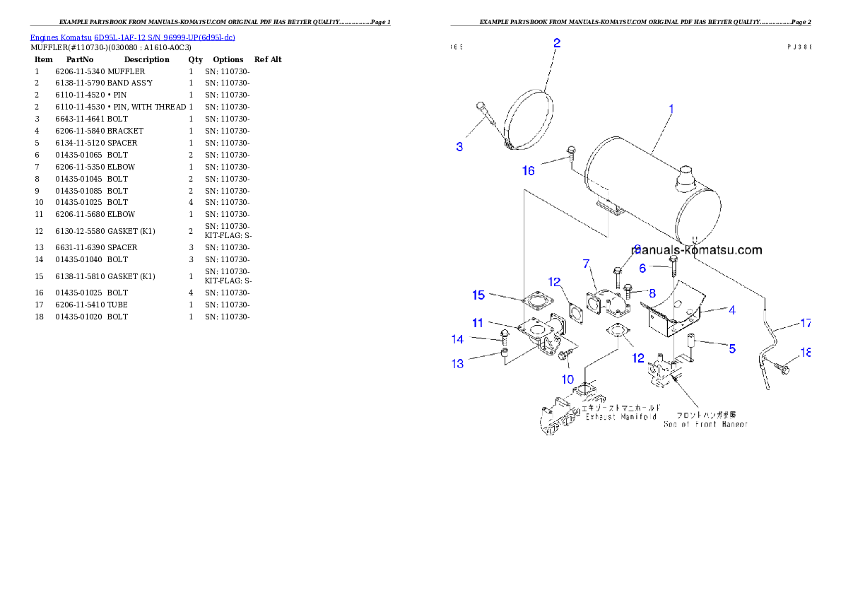 Protected: 6D95L-1AF-12 S/N 96999-UP Partsbook