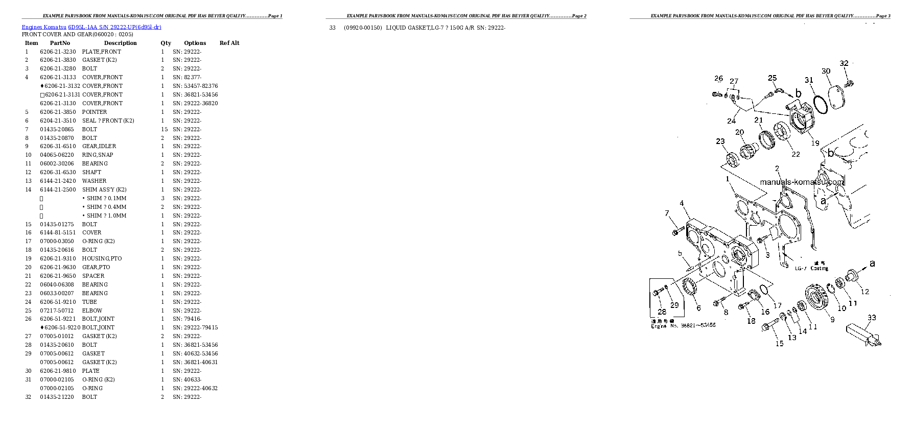 Protected: 6D95L-1AA S/N 29222-UP Partsbook