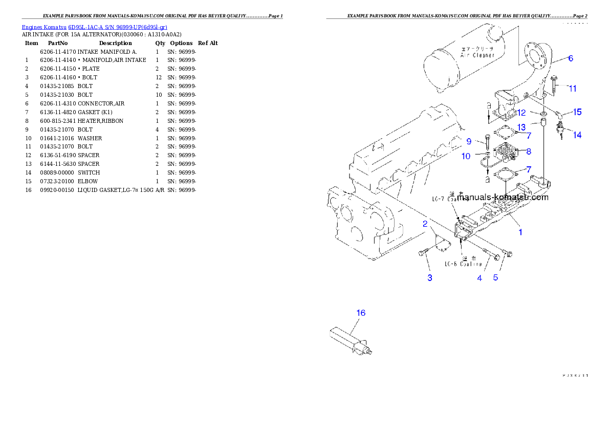 Protected: 6D95L-1AC-A S/N 96999-UP Partsbook