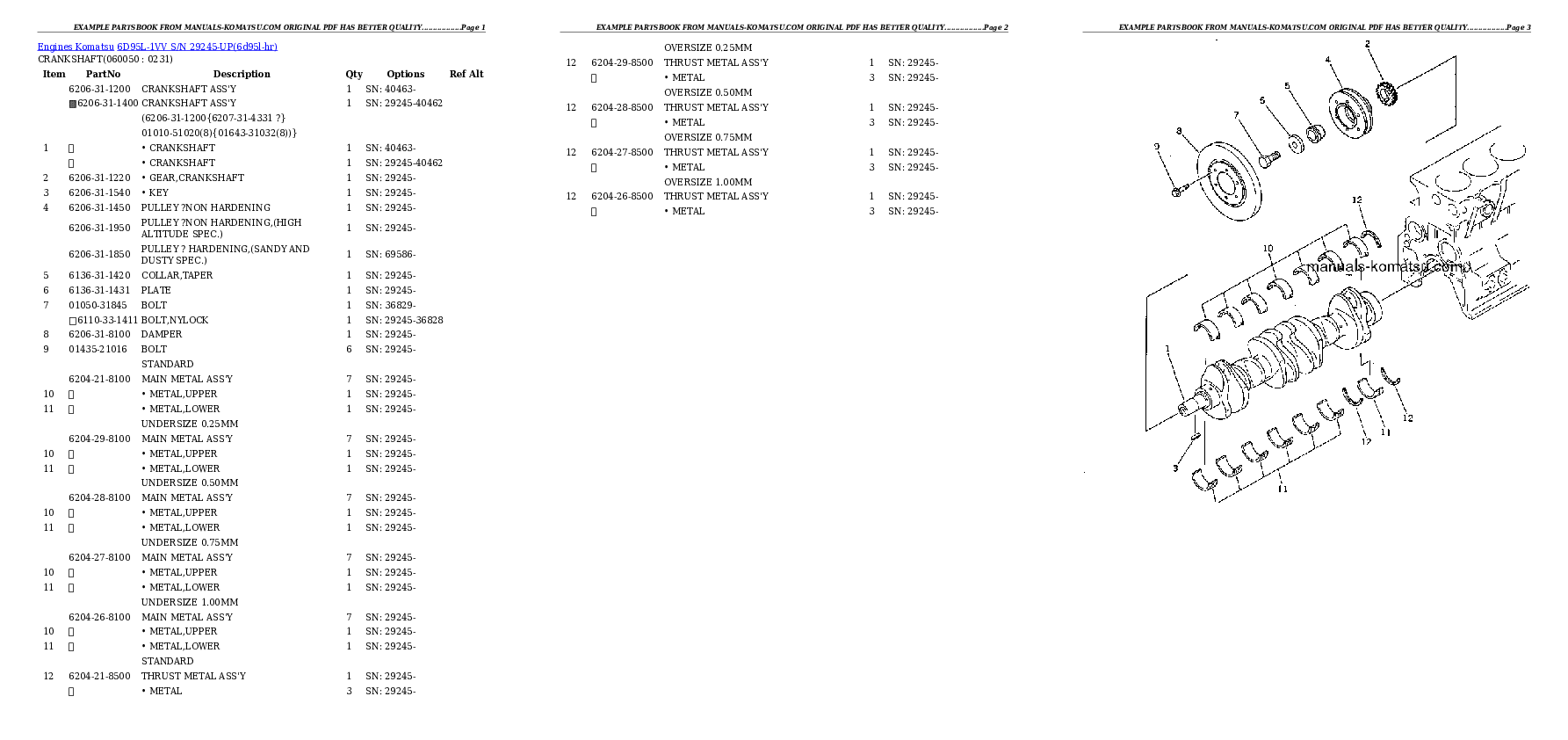 Protected: 6D95L-1VV S/N 29245-UP Partsbook