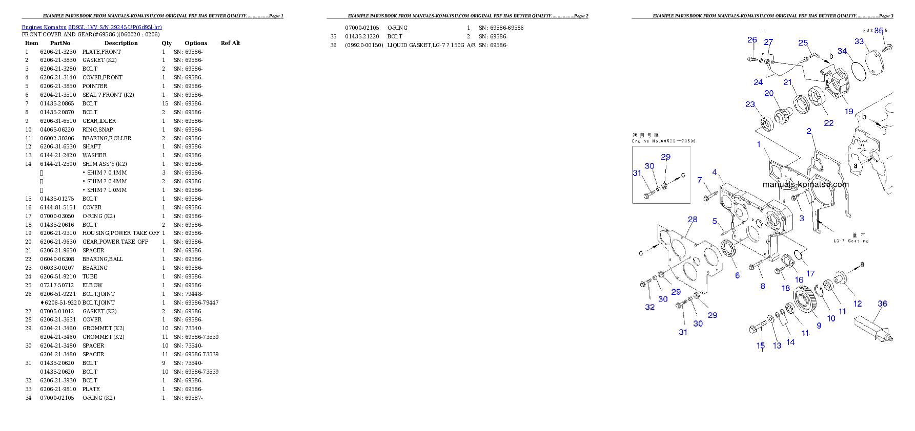 Protected: 6D95L-1VV S/N 29245-UP Partsbook
