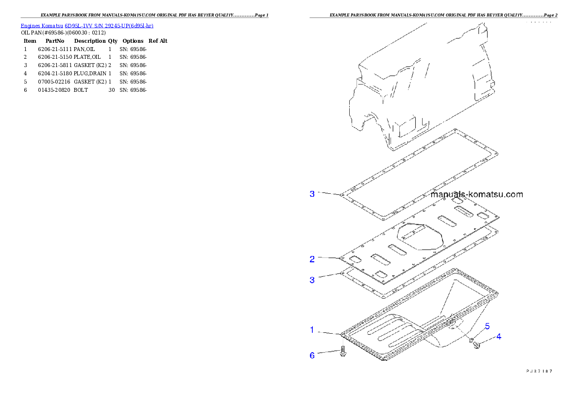 Protected: 6D95L-1VV S/N 29245-UP Partsbook