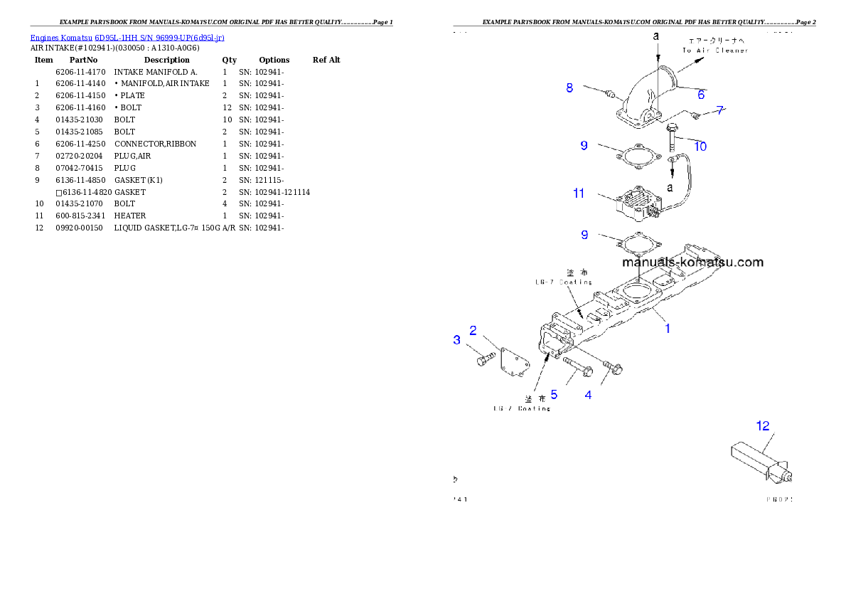 Protected: 6D95L-1HH S/N 96999-UP Partsbook