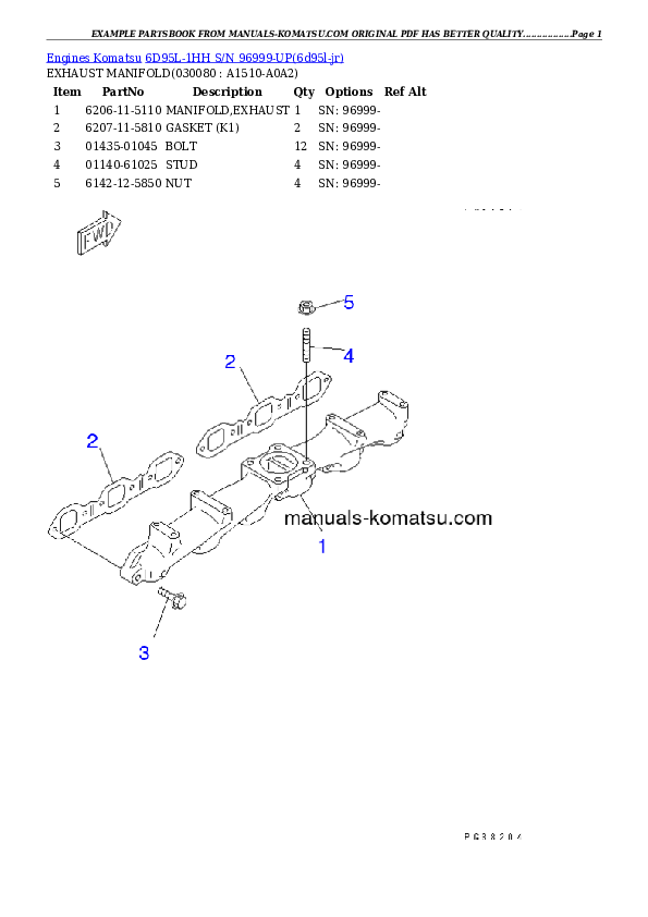 Protected: 6D95L-1HH S/N 96999-UP Partsbook