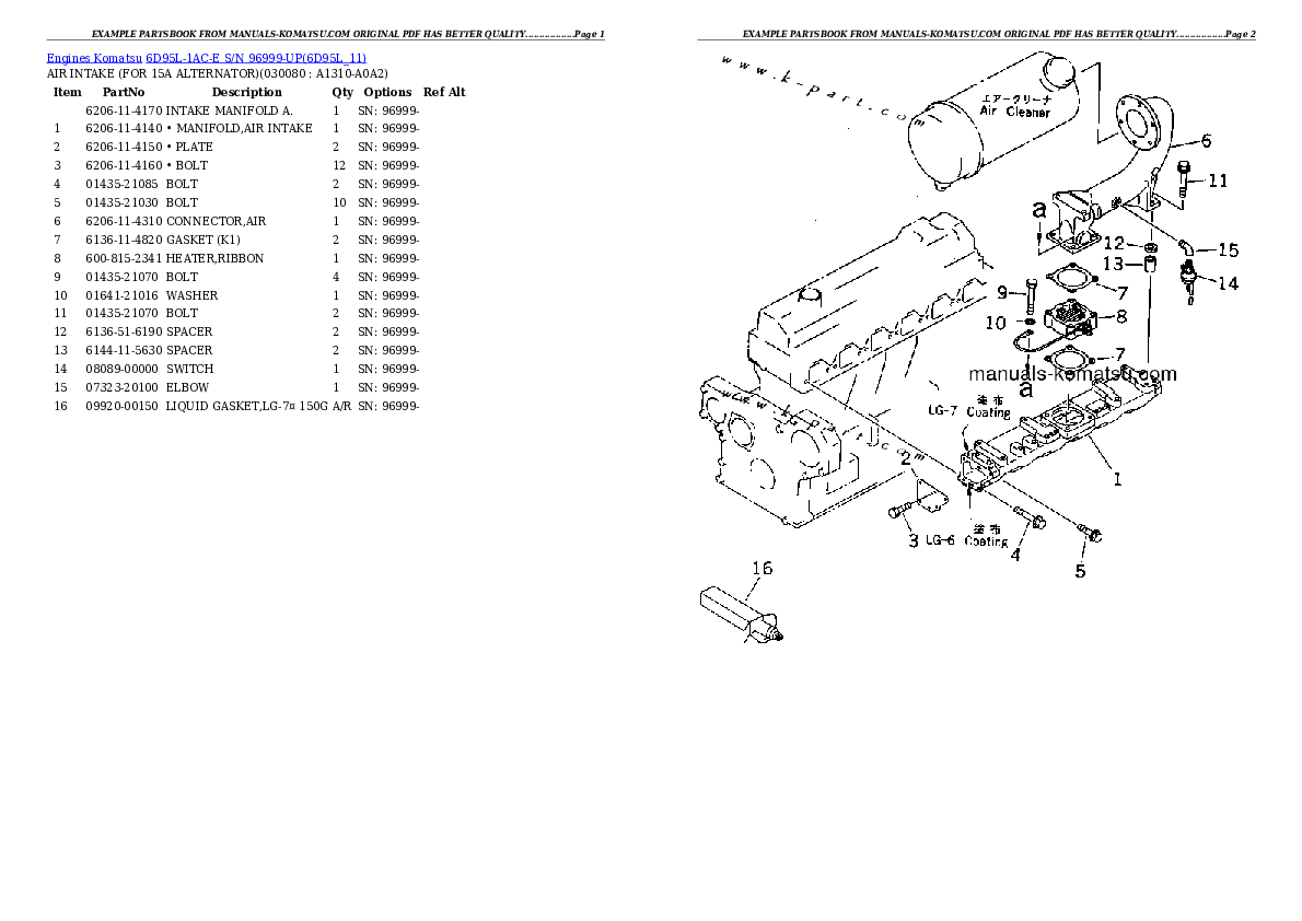 Protected: 6D95L-1AC-E S/N 96999-UP Partsbook