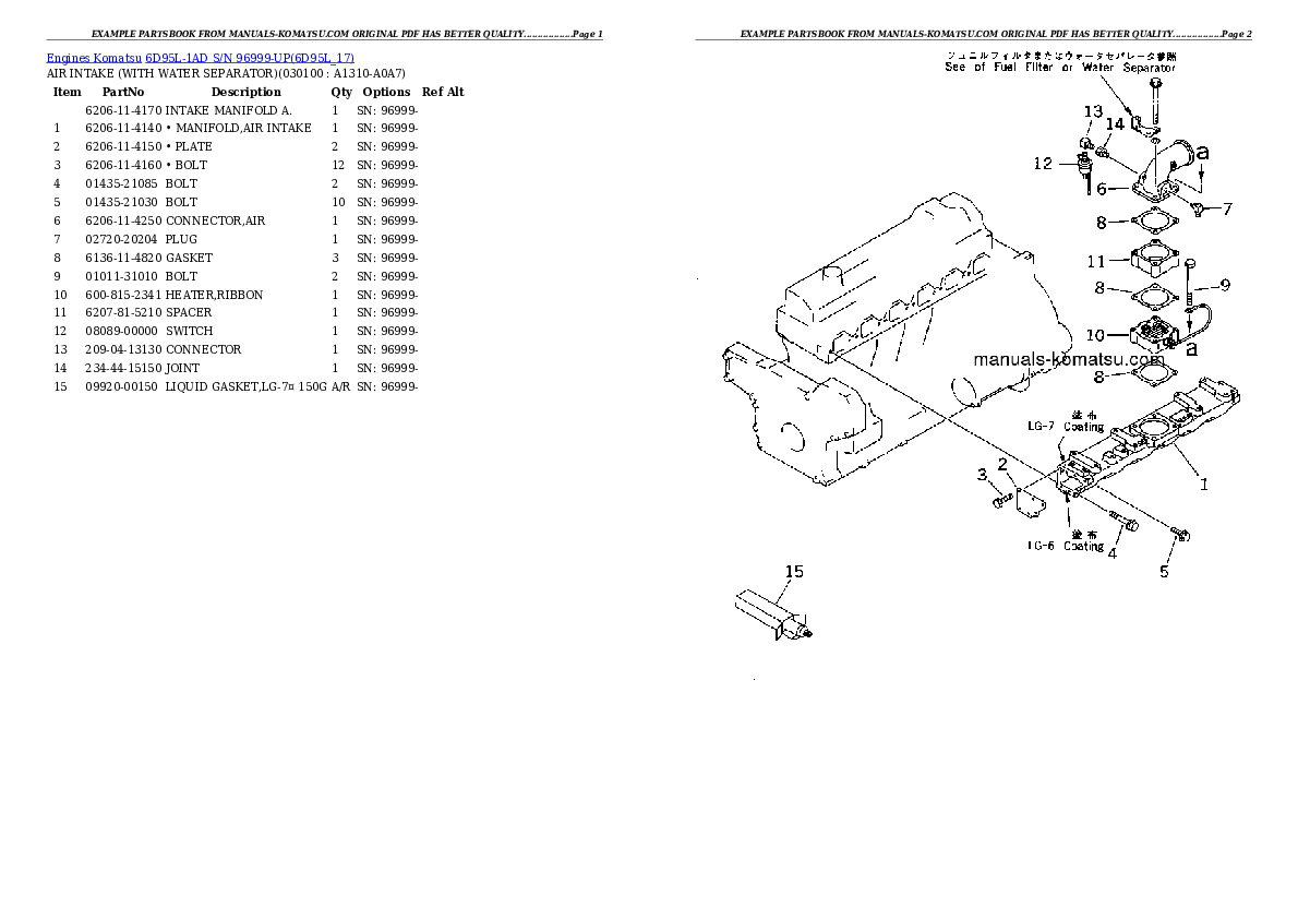 Protected: 6D95L-1AD S/N 96999-UP Partsbook