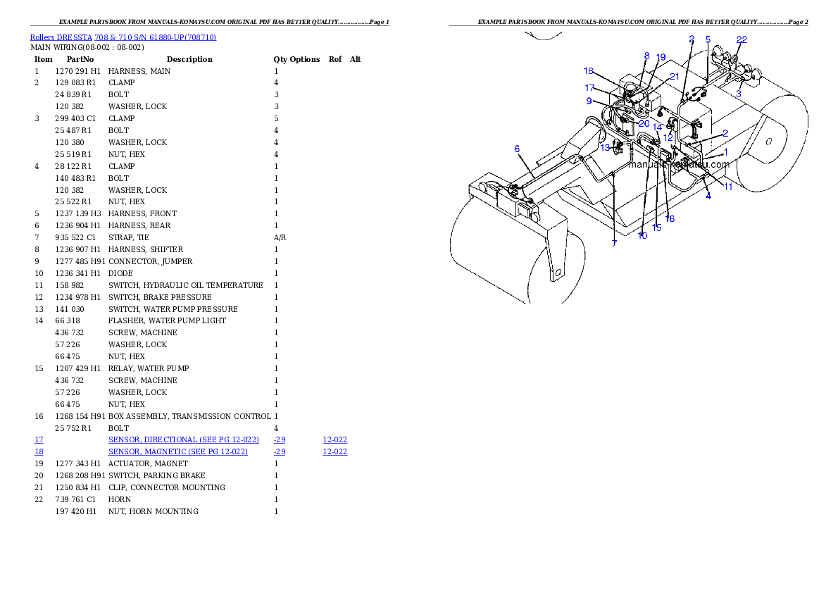 Protected: 708 & 710 S/N 61880-UP Partsbook