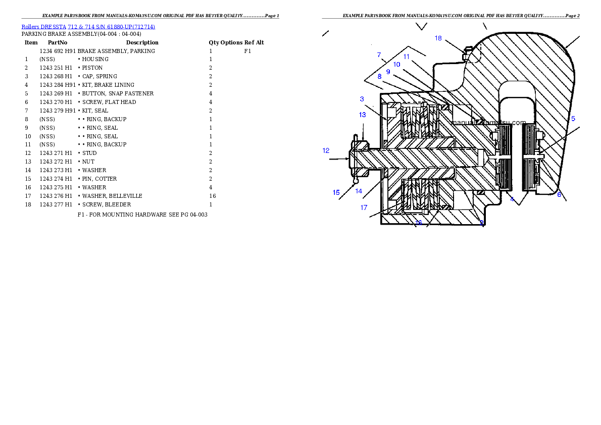 Protected: 712 & 714 S/N 61880-UP Partsbook