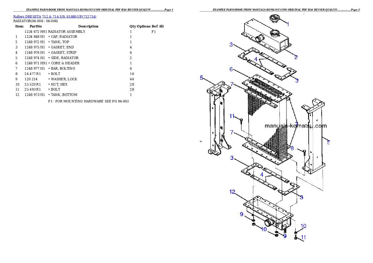 Protected: 712 & 714 S/N 61880-UP Partsbook
