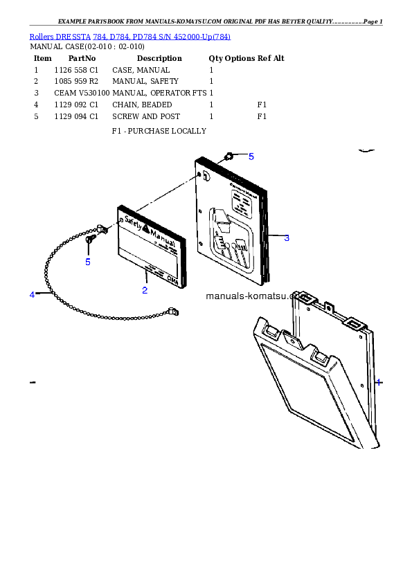 Protected: 784, D784, PD784 S/N 452000-Up Partsbook
