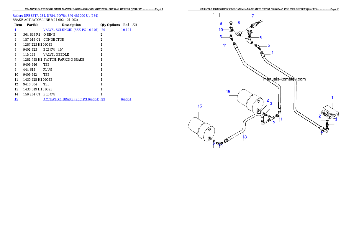 Protected: 784, D784, PD784 S/N 452000-Up Partsbook
