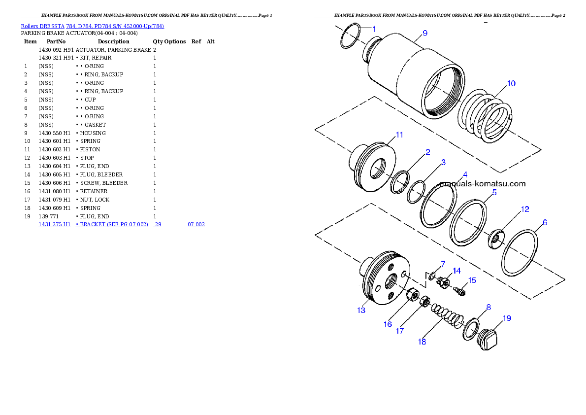 Protected: 784, D784, PD784 S/N 452000-Up Partsbook