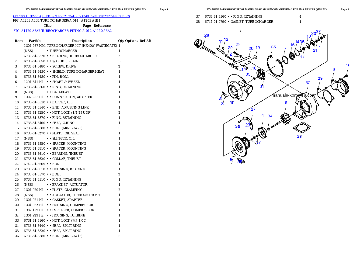 Protected: 850B S/N U202575-UP & 850C S/N U202727-UP Partsbook