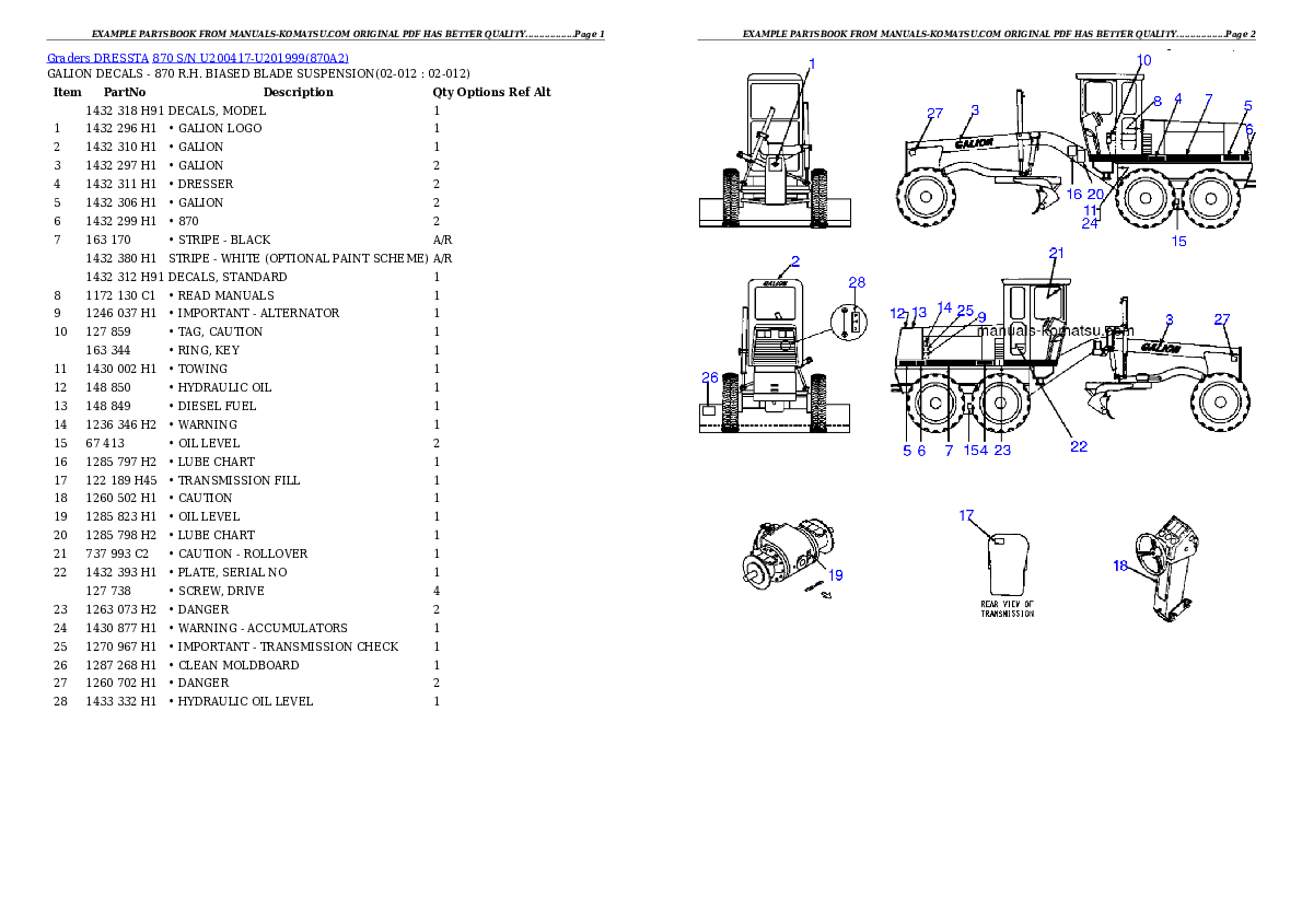 Protected: 870 S/N U200417-U201999 Partsbook