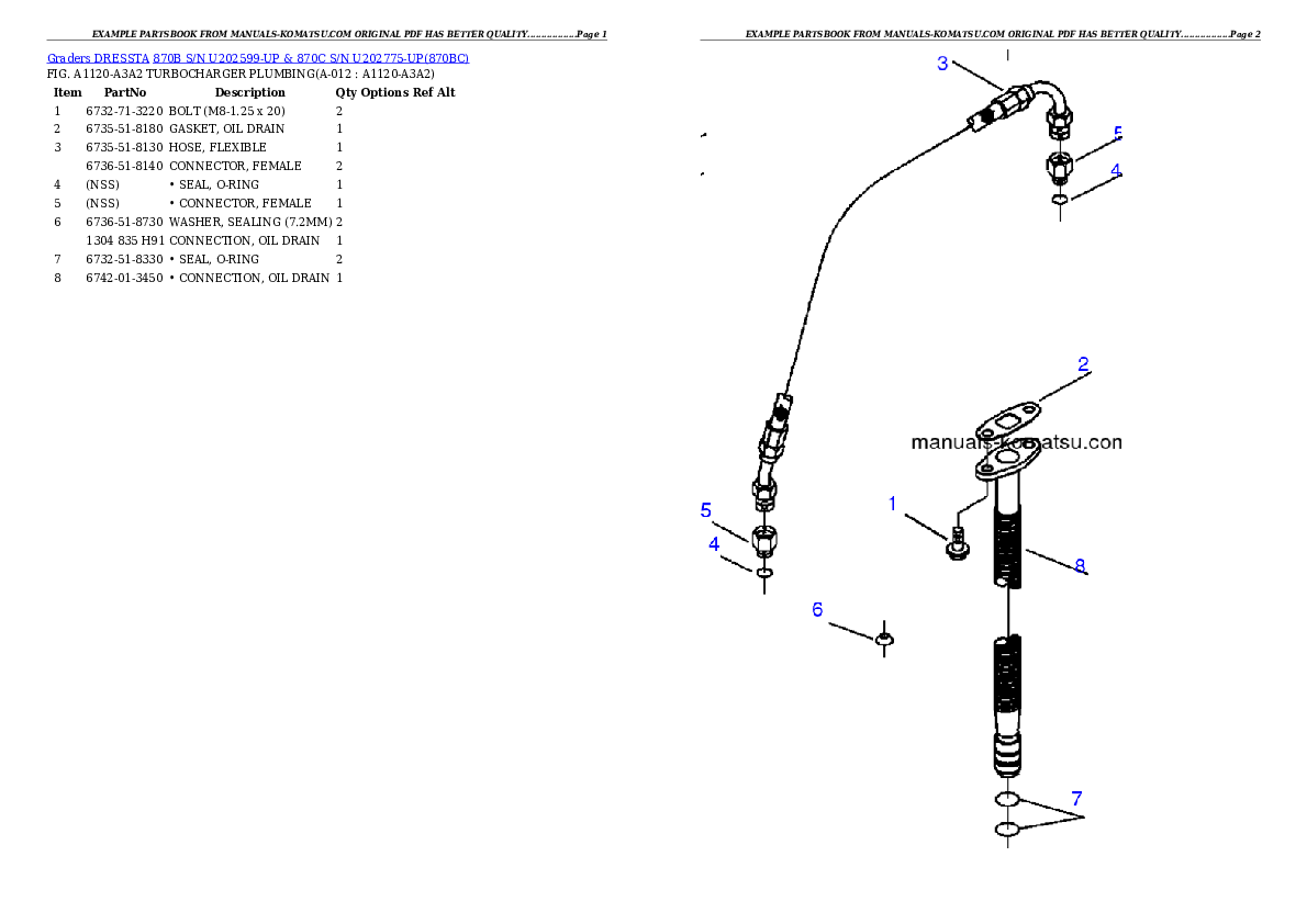 Protected: 870B S/N U202599-UP & 870C S/N U202775-UP Partsbook