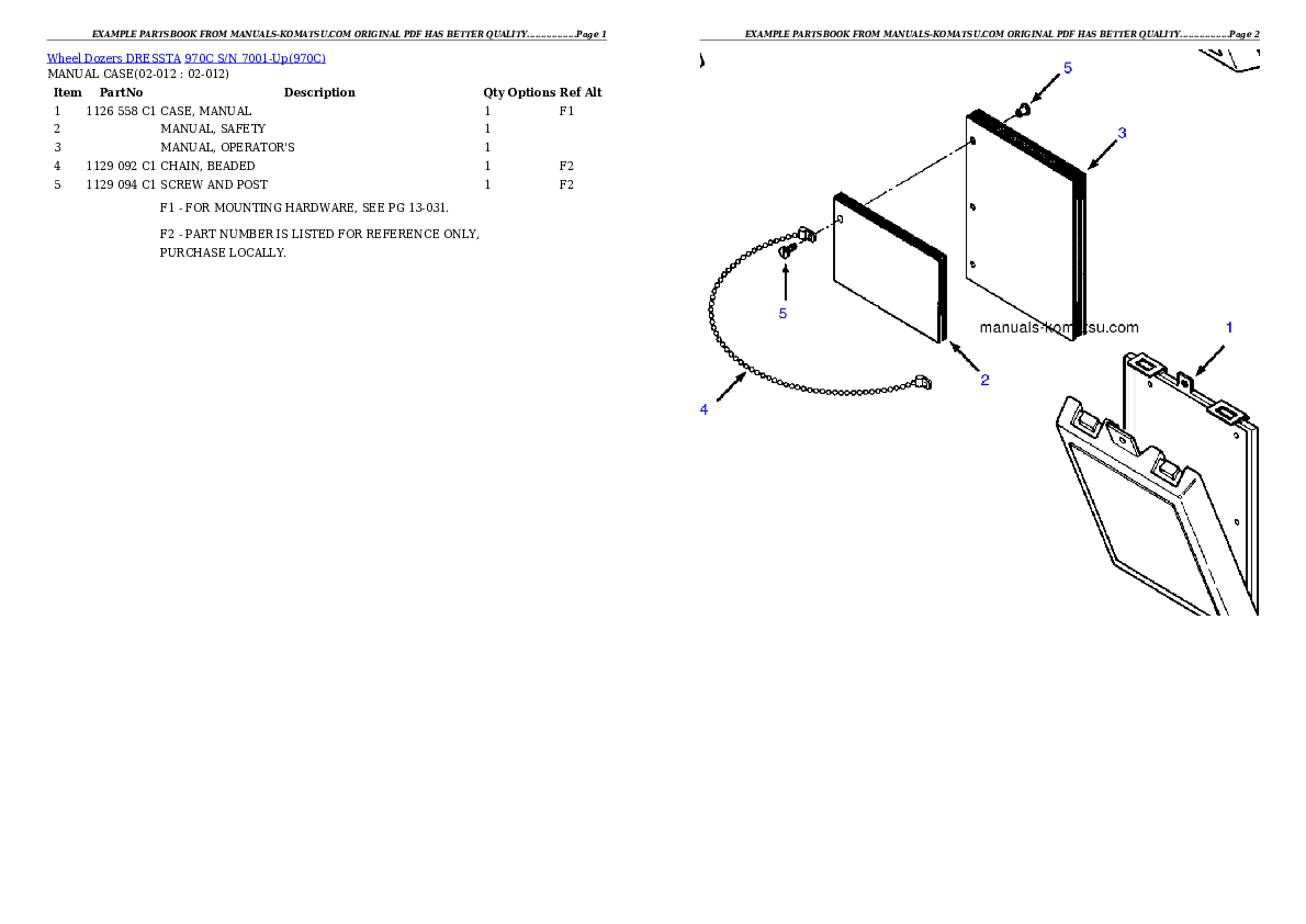Protected: 970C S/N 7001-Up Partsbook