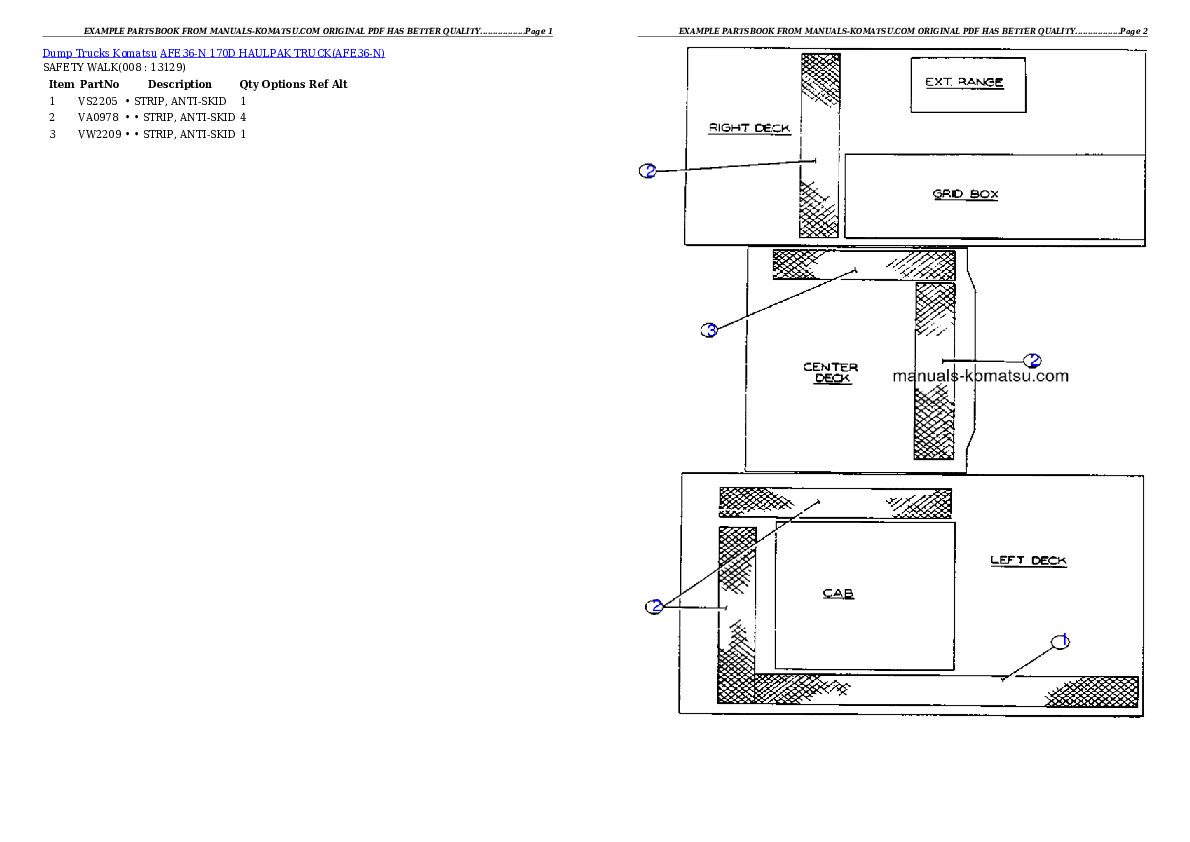 Protected: AFE36-N 170D                 HAULPAK TRUCK Partsbook