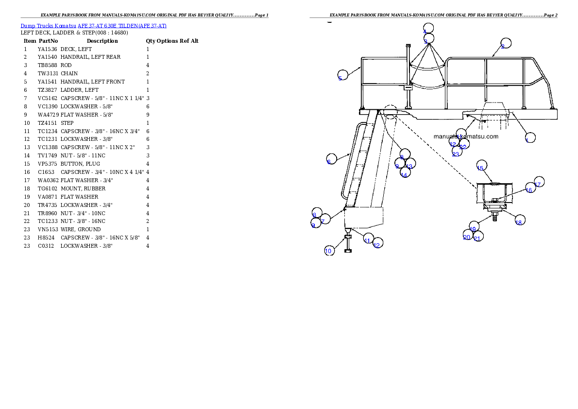 Protected: AFE37-AT 630E            TILDEN Partsbook