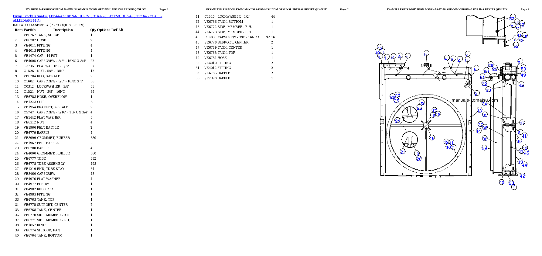 Protected: AFE44-A 510E S/N 31682-3, 31697-9, 31712-8, 31724-5, 31734-5 COAL & ALLIED Partsbook
