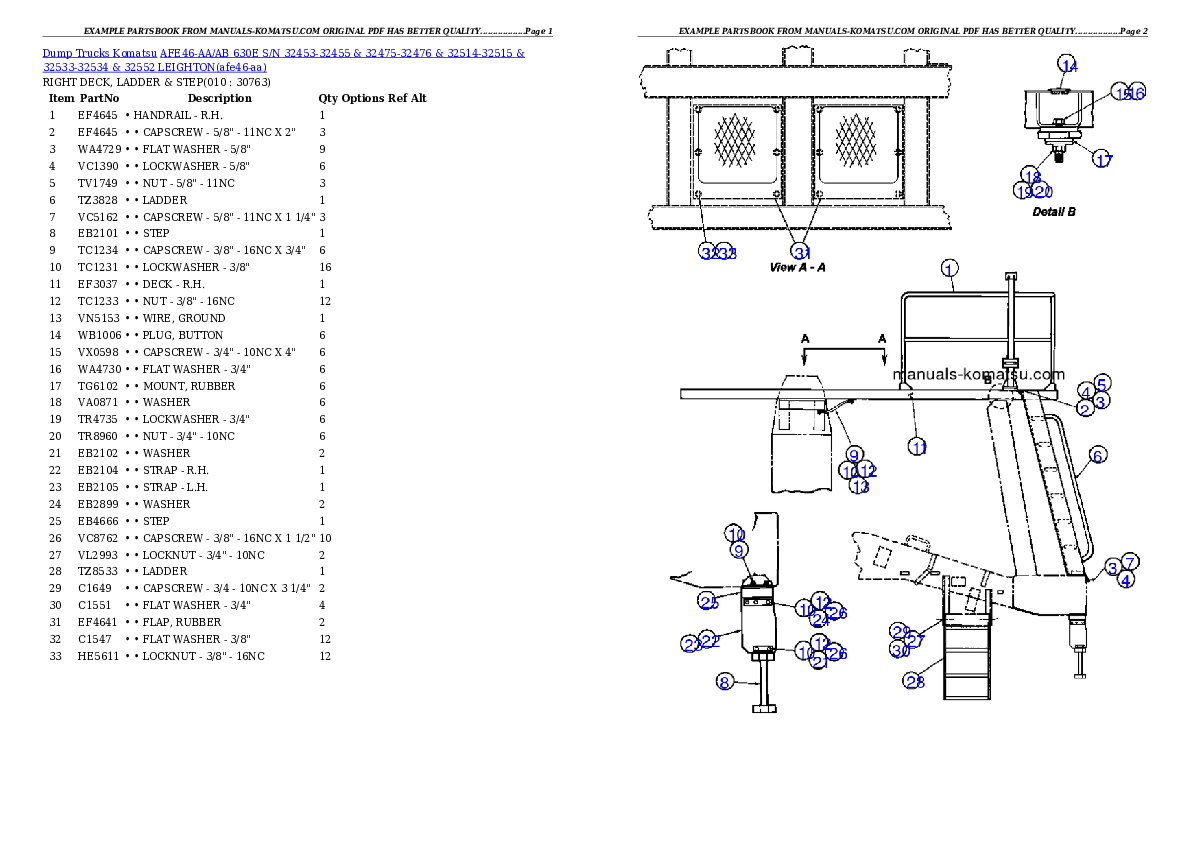 Protected: AFE46-AA/AB 630E S/N 32453-32455 & 32475-32476 & 32514-32515 & 32533-32534 & 32552 LEIGHTON Partsbook