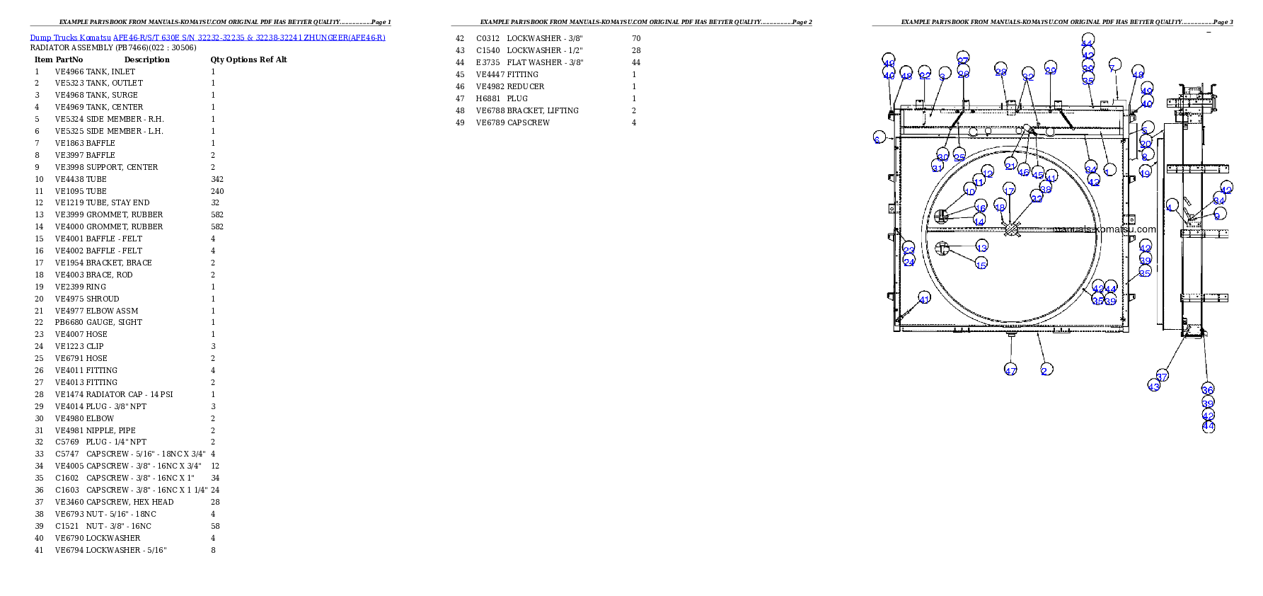 Protected: AFE46-R/S/T 630E S/N 32232-32235 & 32238-32241 ZHUNGEER Partsbook