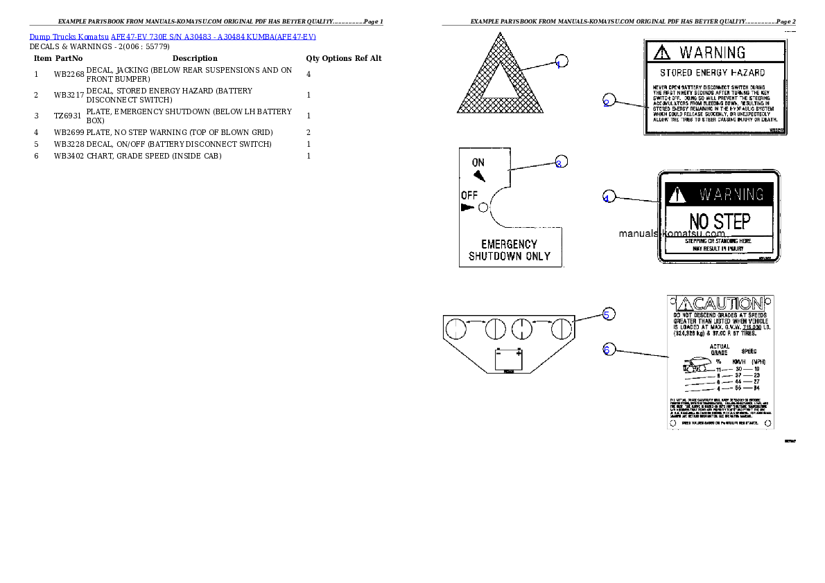 Protected: AFE47-EV 730E S/N A30483 – A30484    KUMBA Partsbook